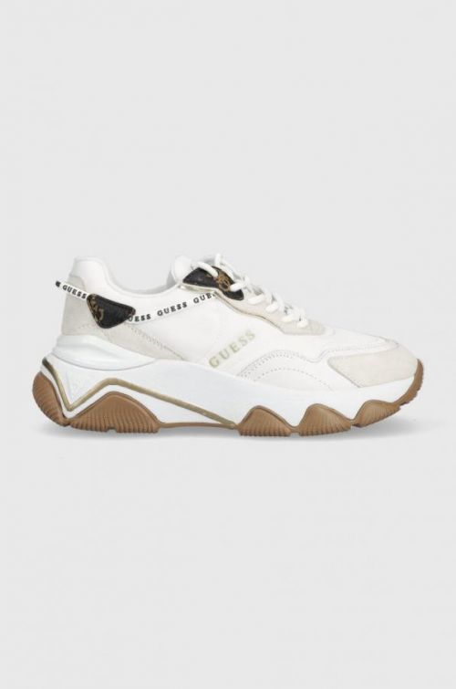 Tenisky Guess Micola biela farba,