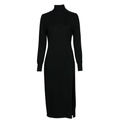 Dlhé šaty MICHAEL Michael Kors  TURTLE NK SLIT MIDI DRS