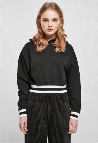 Urban Classics Ladies Short College Hoody black - XS