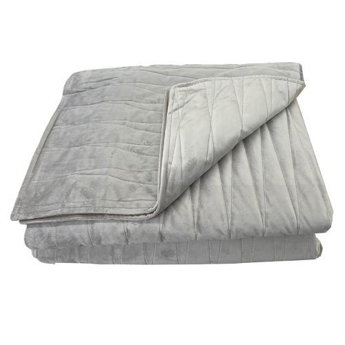 Prikryvka na postel Lido 170X220 svetlo sivá Merkury Home