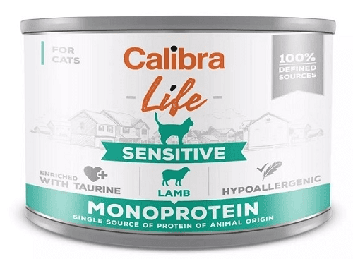 Calibra KONZERVA cat Life Adult Sensitive lamb 6 x 200 g