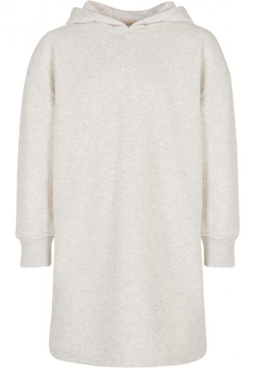 Urban Classics Girls Oversized Terry Hoody Dress lightgrey - 110/116