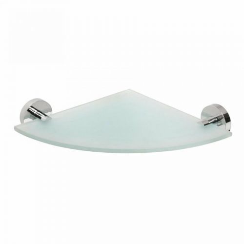 SAPHO XR603 X-Round E sklenená polička rohová 25 x 25 cm