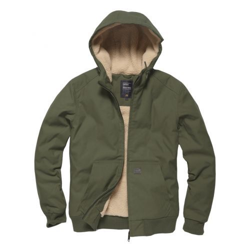 Bunda Vintage Industries Datton - olivová, XL