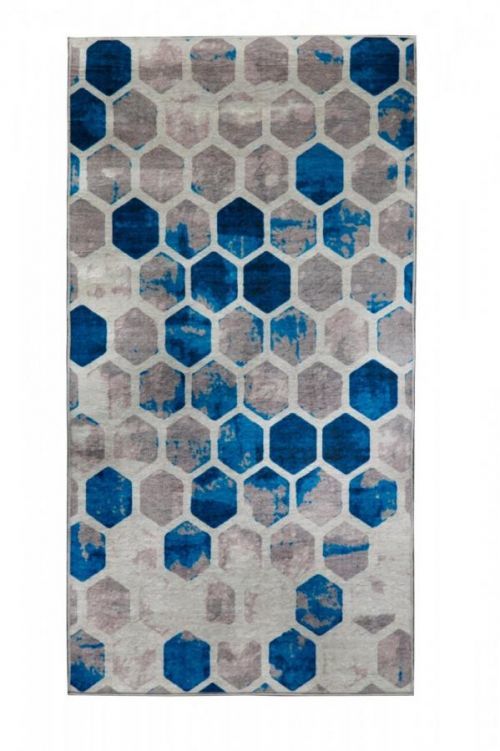 Koberec Ivy 80x200 cm modrý