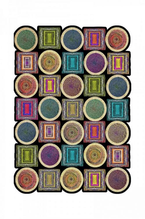 Koberec Tic Tac Toe 60x100 cm vícebarevný