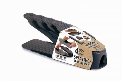 Sada 4 ks organizérů na boty SHOES vel. 38-45 antracit