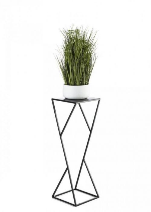 Stojan na květiny LOFT I černý 70 cm