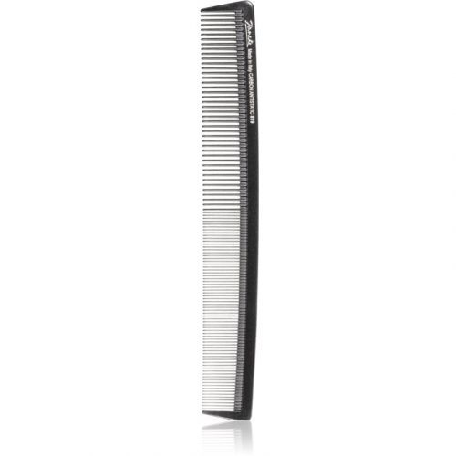 Janeke Carbon Fibre Wide and fine teeth waving comb hrebeň na vlasy 22,3 cm