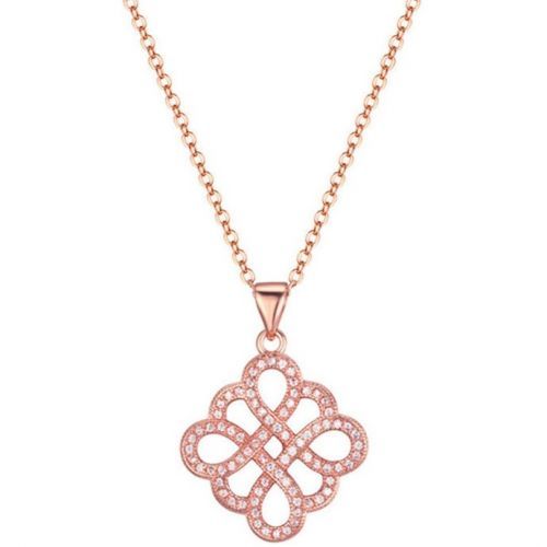 Náhrdelník Tiara Zlatá/Ružová KP21266