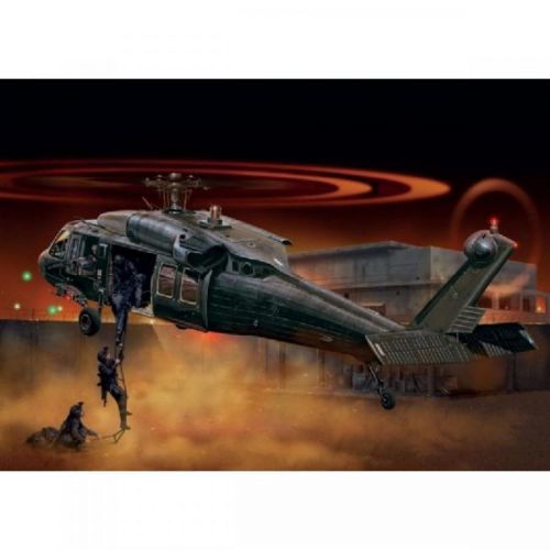 Italeri Model Kit Vrtuľník UH-60  MH-60 Black Hawk Night Raid