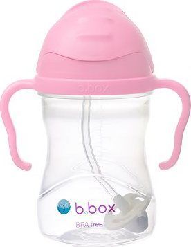 B.Box Hrnček so slamkou – čerešňový kvet 240 ml