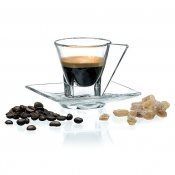 RCR Šálka s tanierikom na espresso 70 ml sada 2 ks FUSION