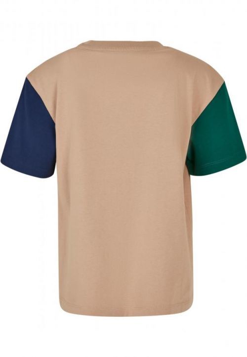 Urban Classics Boys Organic Oversized Colorblock Tee unionbeige - 110/116