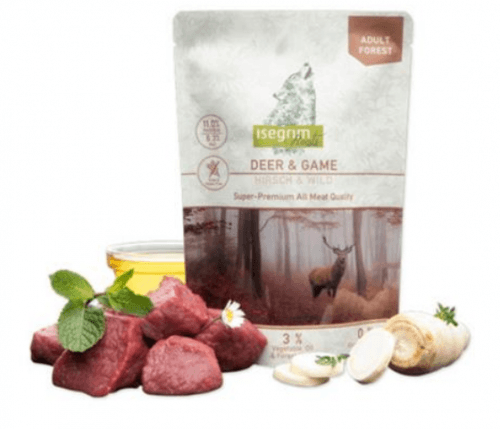 ISEGRIM dog Adult Isegrim Roots, Deer & Game bal. 7 x 410 g kapsičky