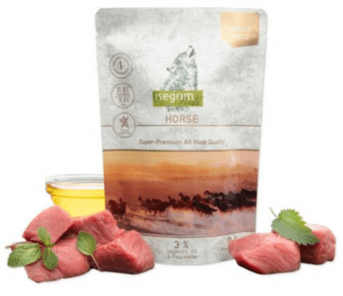 ISEGRIM dog Monoprotein Isegrim Roots, Horse bal. 7 x 410 g kapsičky