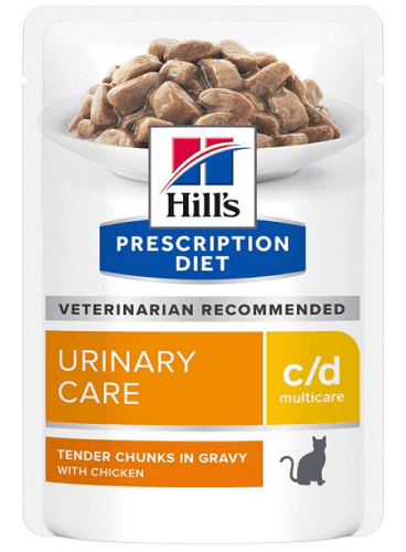 HILLS Diet Feline c/d Multicare KAPSIČKA chicken NEW 12x85 g