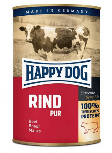 Happy Dog PREMIUM - Fleisch Pur - hovädzie mäso konzerva 800 g
