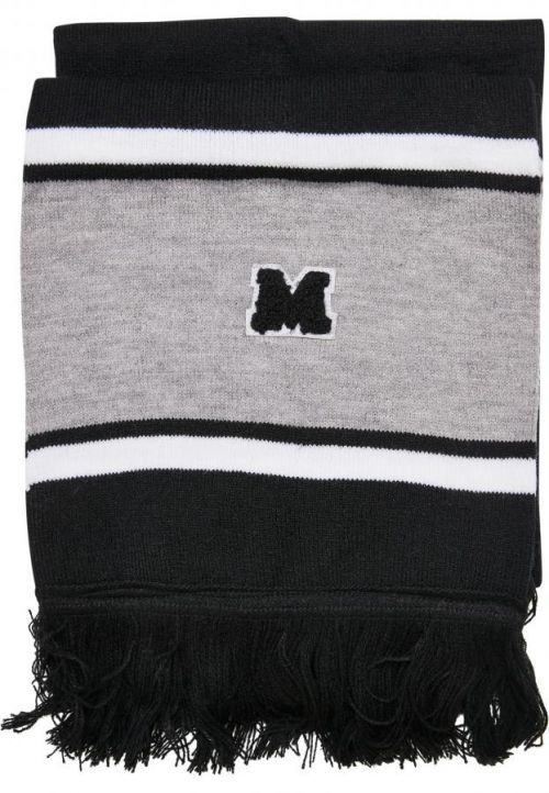 Urban Classics College Team Scarf black/heathergrey/white - One Size