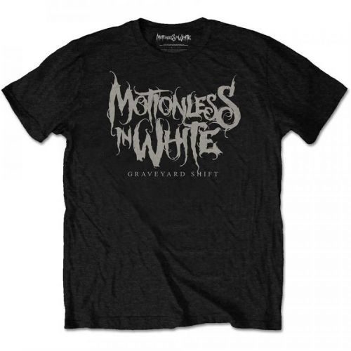 Motionless in White - Tričko Graveyard Shift - Muž, Unisex, Čierna, S