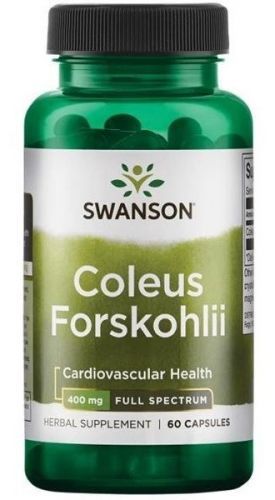 Swanson full spectrum coleus forskohlii 400 mg 60 kapsúl