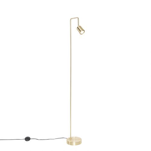 Moderne vloerlamp messing verstelbaar - java