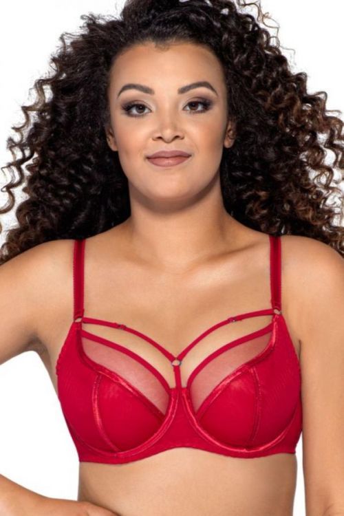 Mäkká dámska podprsenka soft Ava 1923 Red red 80G