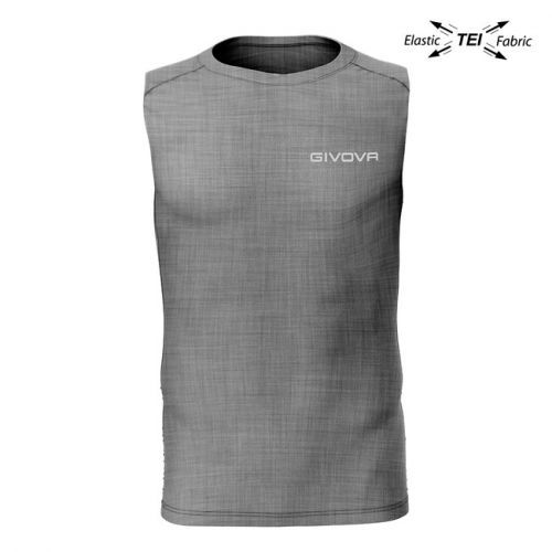 CORPUS 1 CANOTTA INTIMA ELASTICA GRIGIO SCURO MELANGE Tg. L