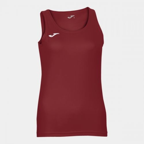 DIANA SLEEVELESS WOMEN SHIRT BURGUNDY 2XS