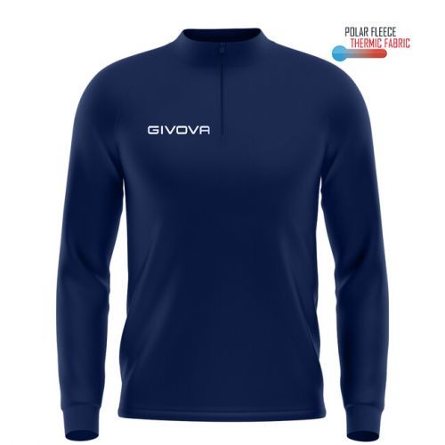 MAGLIA POLARFLEECE TECNICA (HALF ZIP) 500 BLU Tg. 2XL