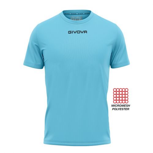 SHIRT GIVOVA ONE MICROFORATA CELESTE Tg. 2XL
