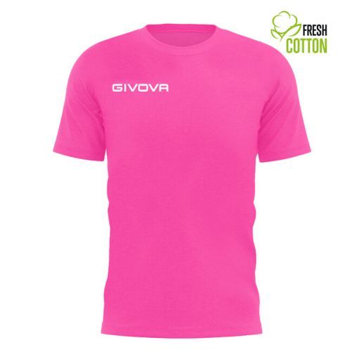 T-SHIRT COTONE FRESH FUXIA FLUO Tg. 2XL