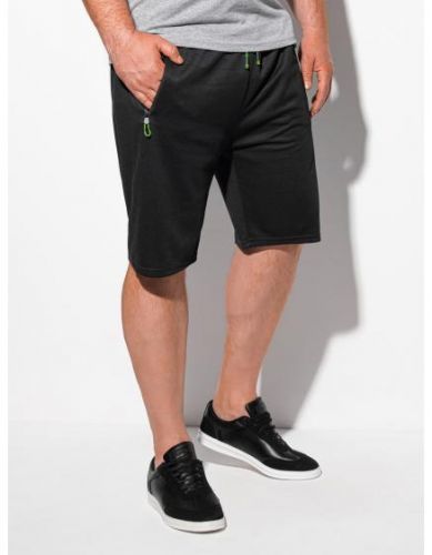 Pánske šortky Plus Size OWEN čierne
