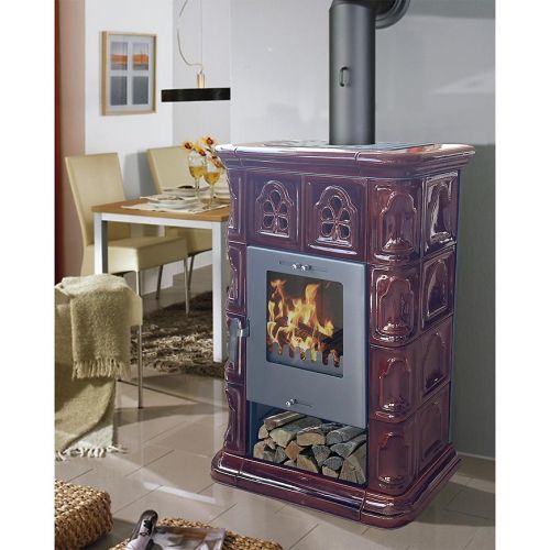 Krbové kachle Jena II coffebrown 7 kw