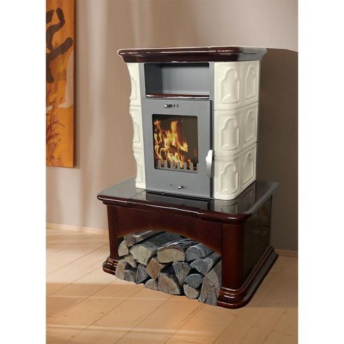 Krbové kachle Bremen II butter-coffebrown 7 kw