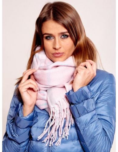 Dámsky károvaný šál JAXTON pink