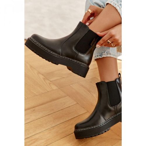 Warm Slip-on Boots Big Star II274101 Black
