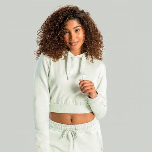 STRIX Dámska mikina Essential Cropped Hoodie Moon Grey  LL