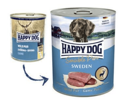 Happy Dog Sensible Pure 6 x 800 g - Sweden (divina)