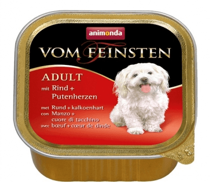 Animonda Vom Feinsten dog ADULT hovädzie a morčacie srdiečka bal. 11 x 150 g