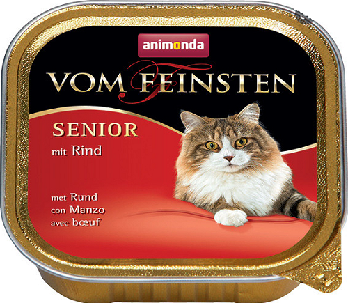 Animonda Vom Feinsten cat SENIOR hovädzie bal. 16 x 100 g