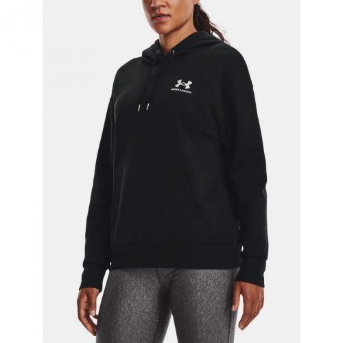 Under Armour Sweatshirt Essential Fleece Hoodie-BLK - Women