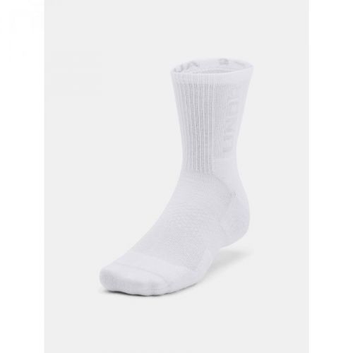 Under Armour Socks UA 3-Maker 3pk Mid-Crew-WHT - unisex