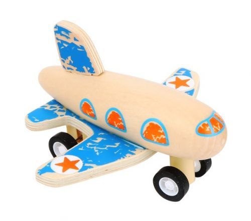 Small Foot by Legler Letadélko Červené Natahovací