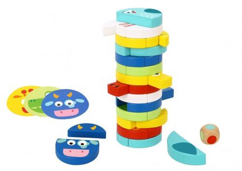 Tooky Toys První jenga Zvířátka