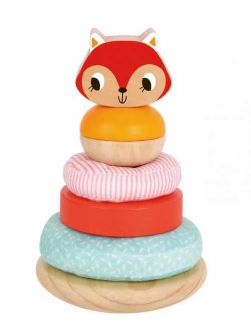 Tooky Toys Nasazovací kroužky Liška