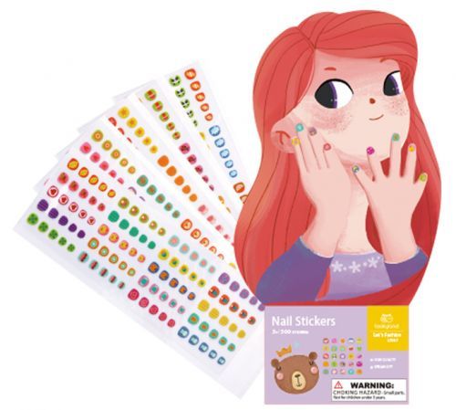 Tooky Toys Nálepky na nehty Princezna
