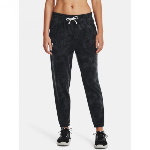 Under Armour Sweatpants Rival Terry Print Jogger-BLK - Women