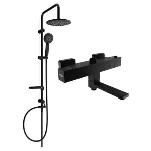 Sprchový set MEXEN CARL XX černý