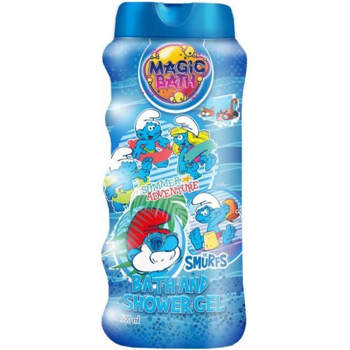 The Smurfs Magic Bath Bath & Shower Gel sprchový a kúpeľový gél pre deti 500 ml